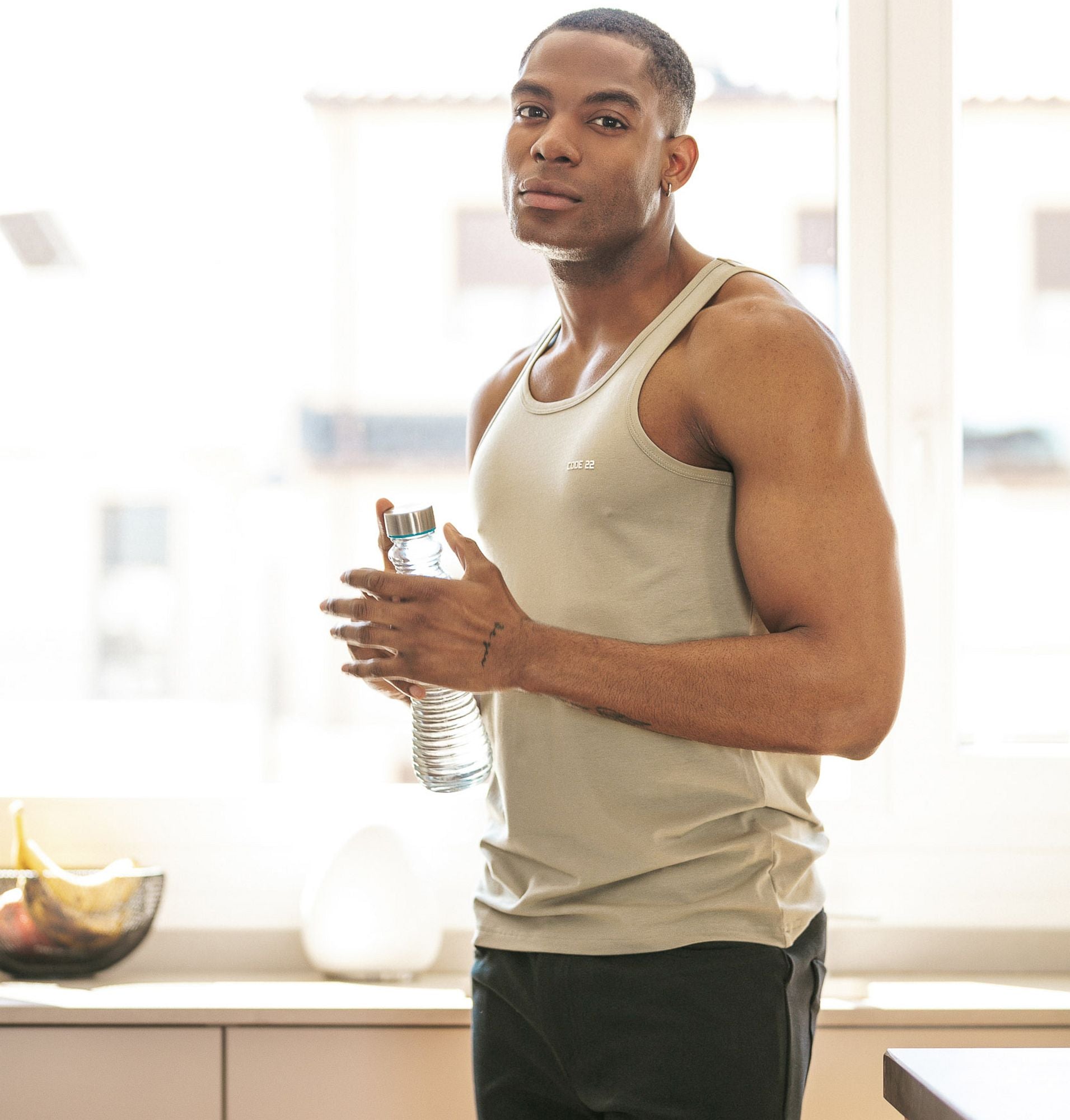 CODE 22 - BASIC TANK TOP 3300, Sporttop Code 22 Kleidung & Accessoires:Herren:Herrenmode:Fitnessmode:Sporttops nudosz.myshopify.com