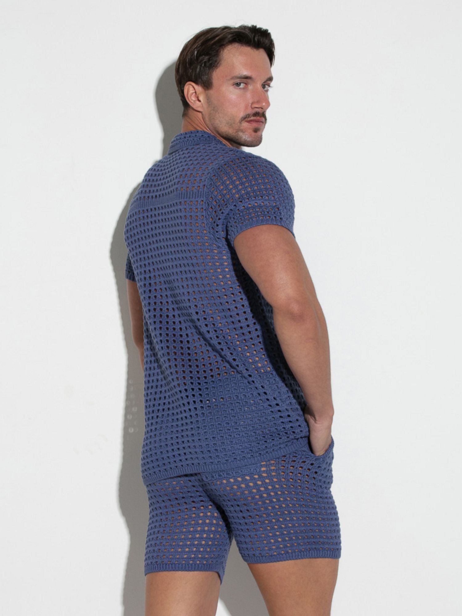 CODE 22 CROCKET KNIT Hemd - 7006 Strickhemd Code 22 Kleidung & Accessoires:Herren:Herrenmode:Shirts & Hemden:Freizeithemden & Shirts nudosz.myshopify.com