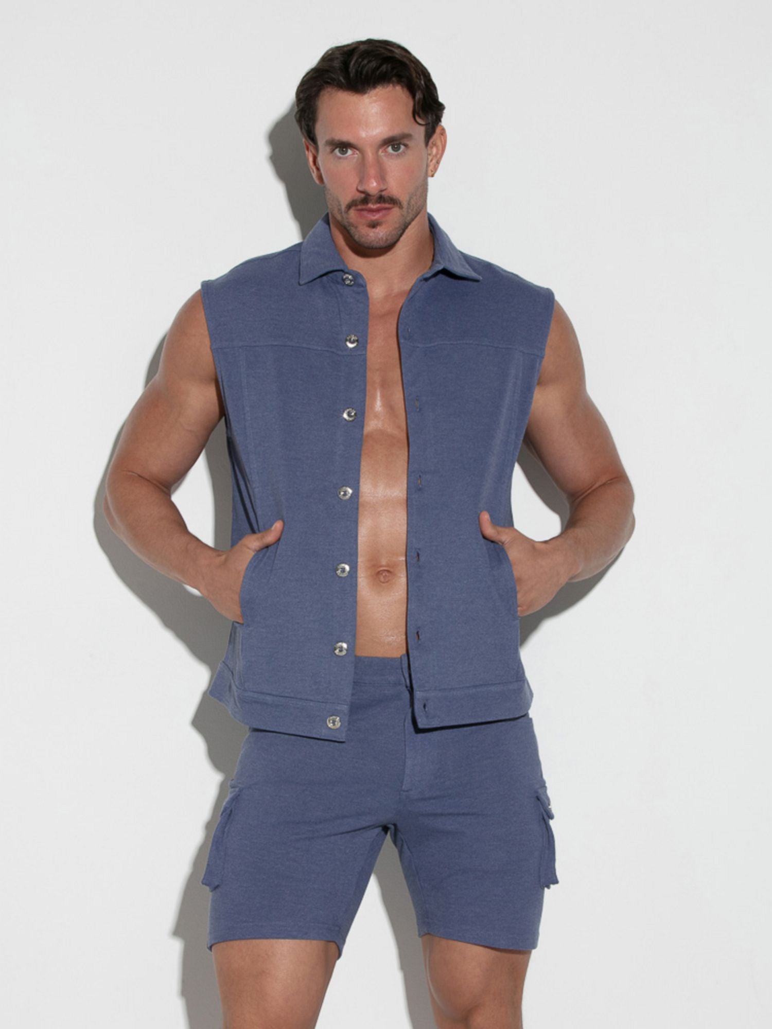 CODE 22 TRUCKER VEST, ärmellose Weste 9750 Code 22 Kleidung & Accessoires:Herren:Herrenmode:Jacken, Mäntel & Westen nudosz.myshopify.com