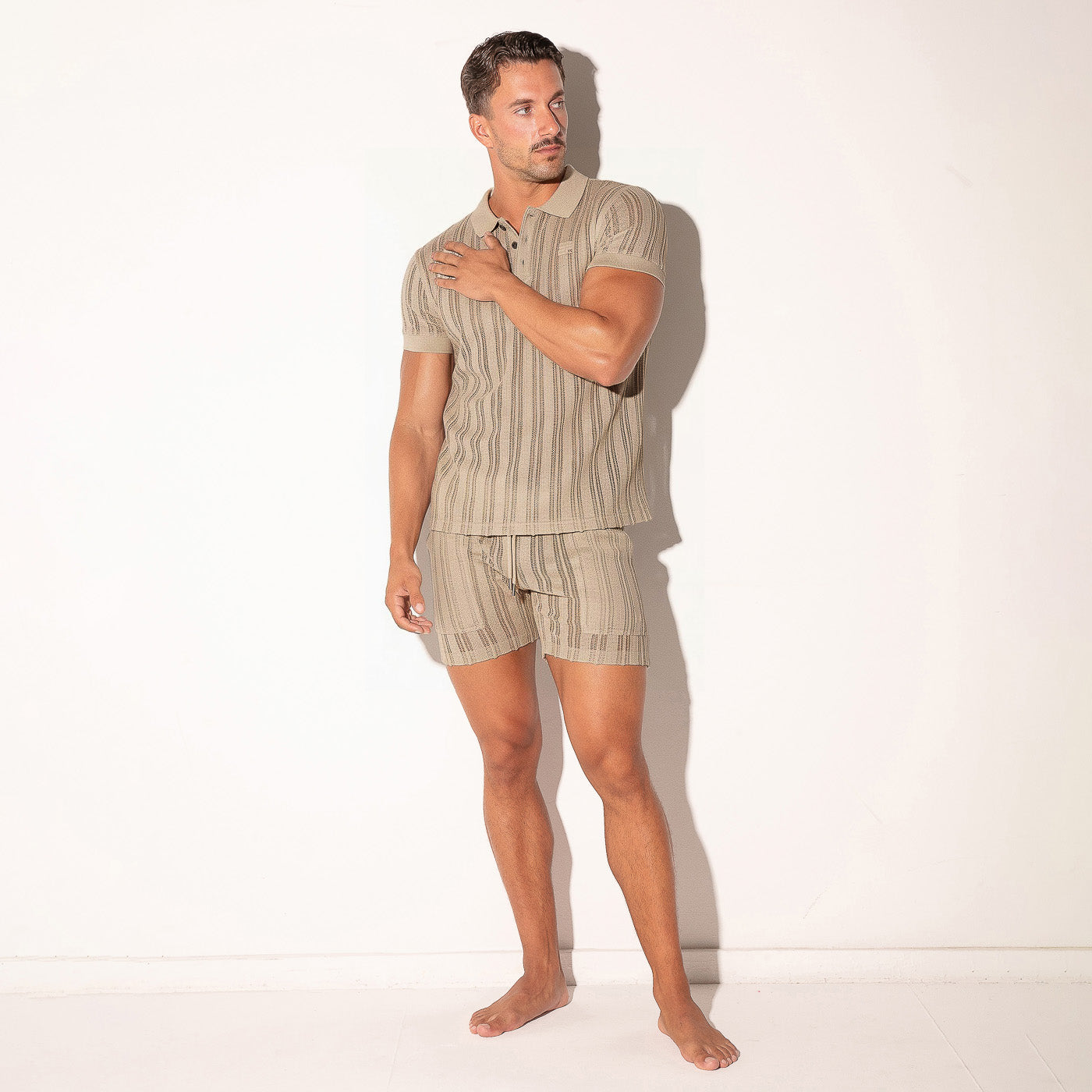 CODE 22 OASIS Openwork Polo 9768