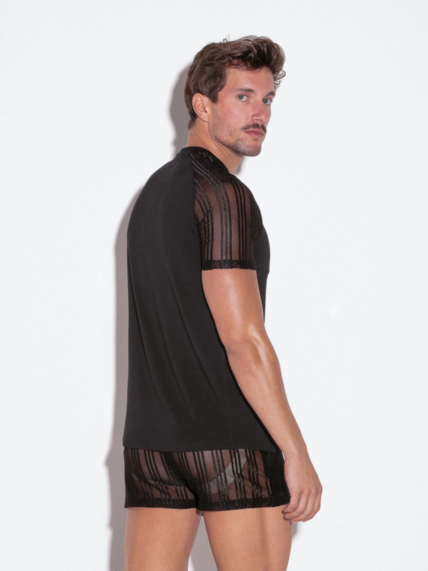 CODE 22 SHEER STRIPE T-SHIRT, 9631 - noodosz - Code 22 - Kleidung & Accessoires:Herren:Herrenmode:Shirts & Hemden:T-Shirts CODE 22 SHEER STRIPE T-SHIRT, 9631 Code 22 Kleidung & Accessoires:Herren:Herrenmode:Shirts & Hemden:T-Shirts nudosz.myshopify.com