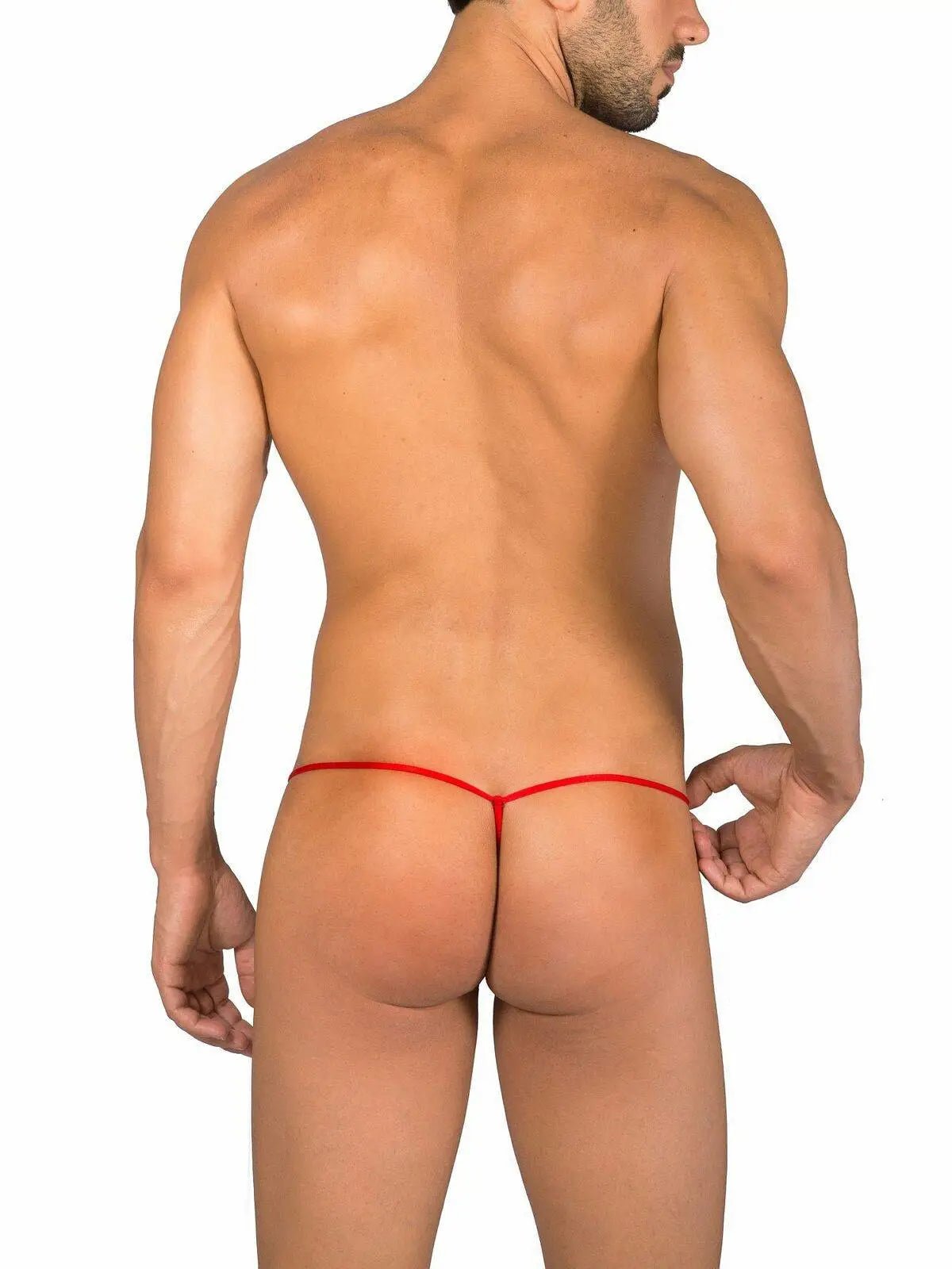 EROS VENEZIANI 7331 Lack String Latex Gummi Fetish Tanga Slip Unterwäsche - noodosz