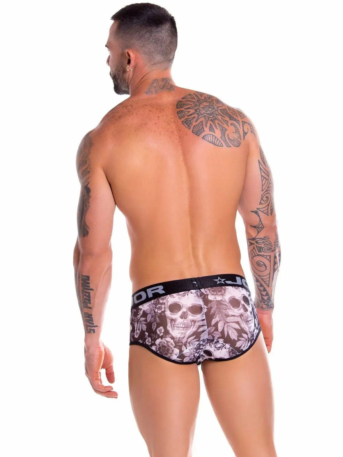 JOR 0879 Herren Slip Brief Unterhose bedruckt mit Motiv Skull Totenkopf - noodosz JOR 0879 Herren Slip Brief Unterhose bedruckt mit Motiv Skull Totenkopf Jor product_type nudosz.myshopify.com