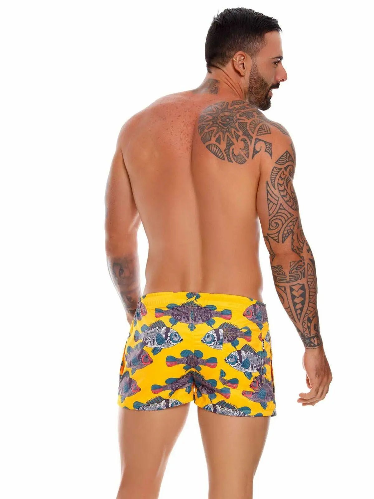 JOR 1046 ARUBA Herren kurze Badeshorts Surfershorts Motiv Fische bedruckt - noodosz JOR 1046 ARUBA kurze Badeshorts, Größe XL Jor Kleidung & Accessoires:Herren:Herrenmode:Bademode nudosz.myshopify.com