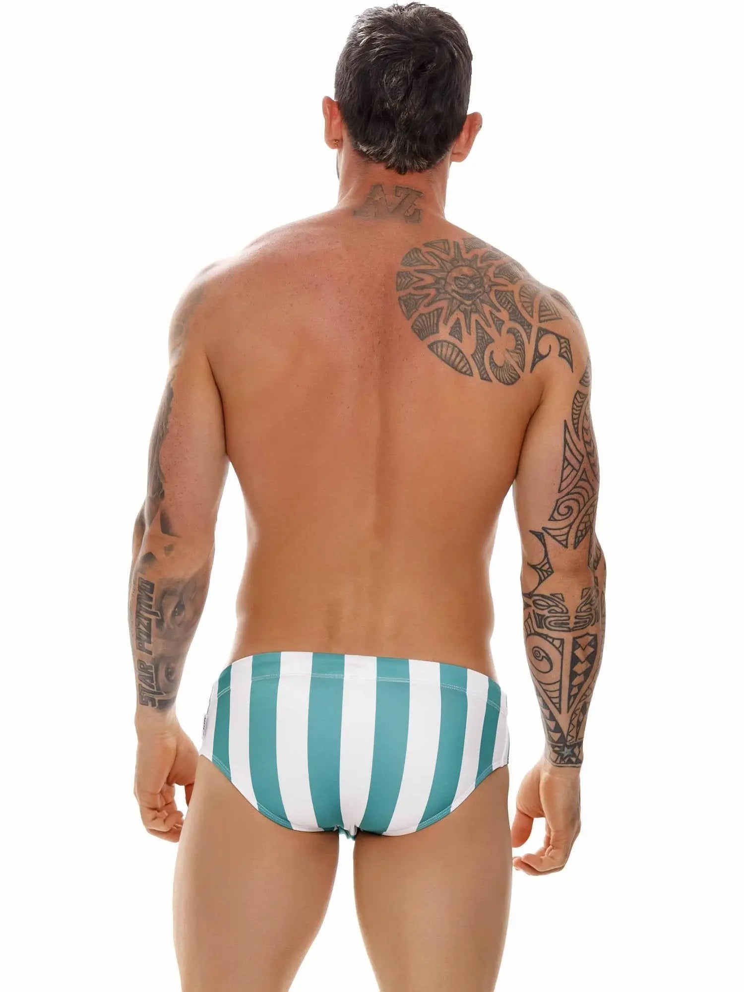 JOR 1671 SMILE Badehose bedruckt Streifen - noodosz JOR 1671 SMILE Badehose bedruckt Streifen Jor Kleidung & Accessoires:Herrenmode:Bademode nudosz.myshopify.com