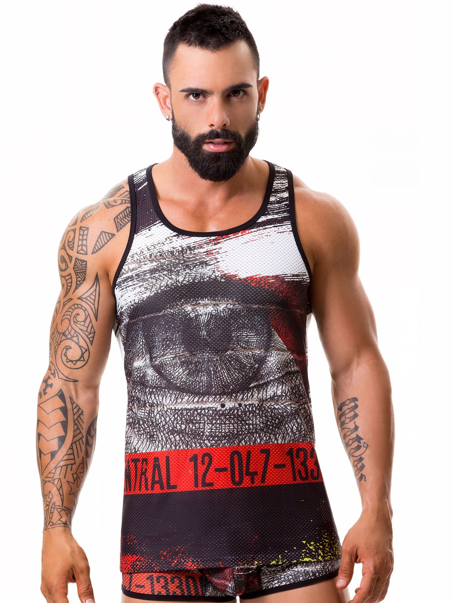 JOR 0336 REVOLUTION TANK - Top bedruckt Jor Kleidung & Accessoires:Herren:Herrenmode:Shirts & Hemden:T-Shirts nudosz.myshopify.com