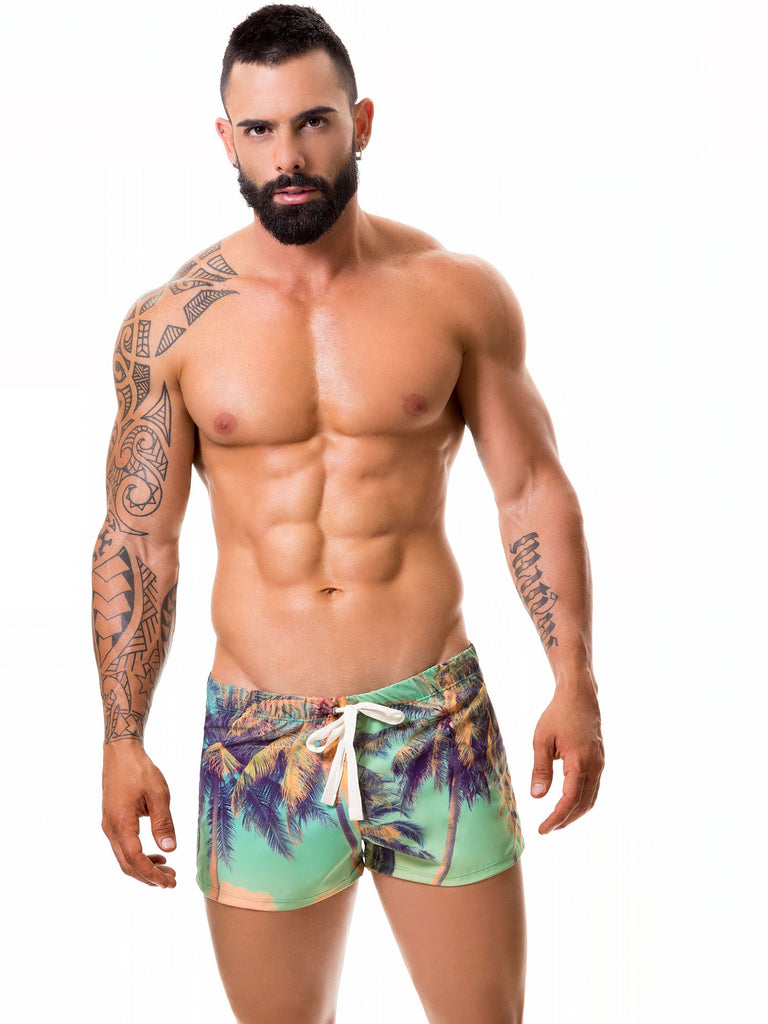 JOR 0357 FLORIDA Badeshorts Badehose Surfershorts bedruckt Motiv Jor Kleidung & Accessoires:Herren:Herrenmode:Bademode nudosz.myshopify.com