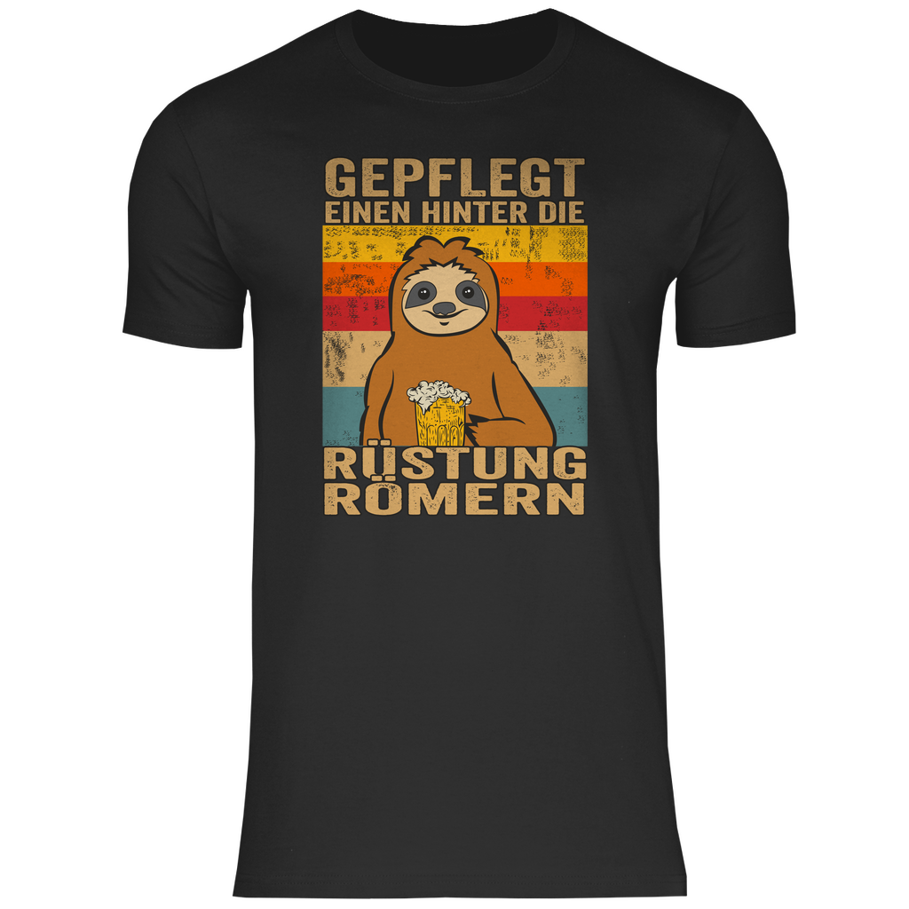 Herren T-Shirt Faultier
