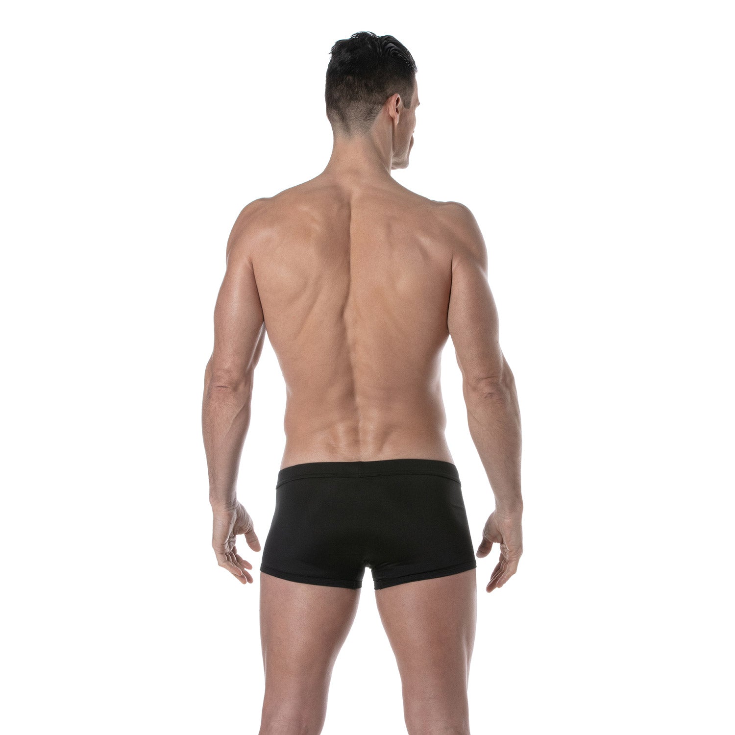 Plain Swim Mini Trunks Black