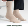 Business Anzug Socken aus Bio-Baumwolle 4X Paar
