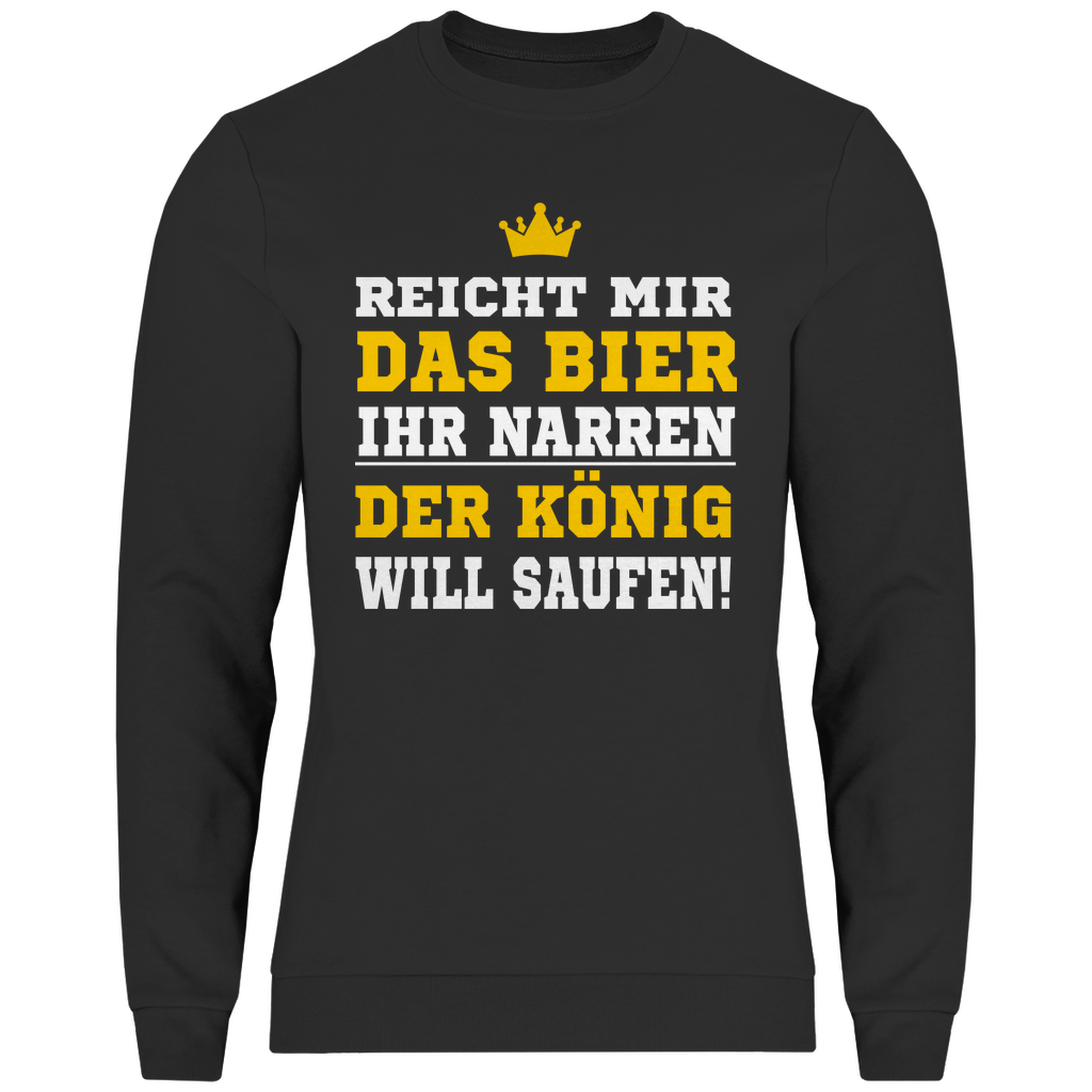 Herren Sweatshirt Der König