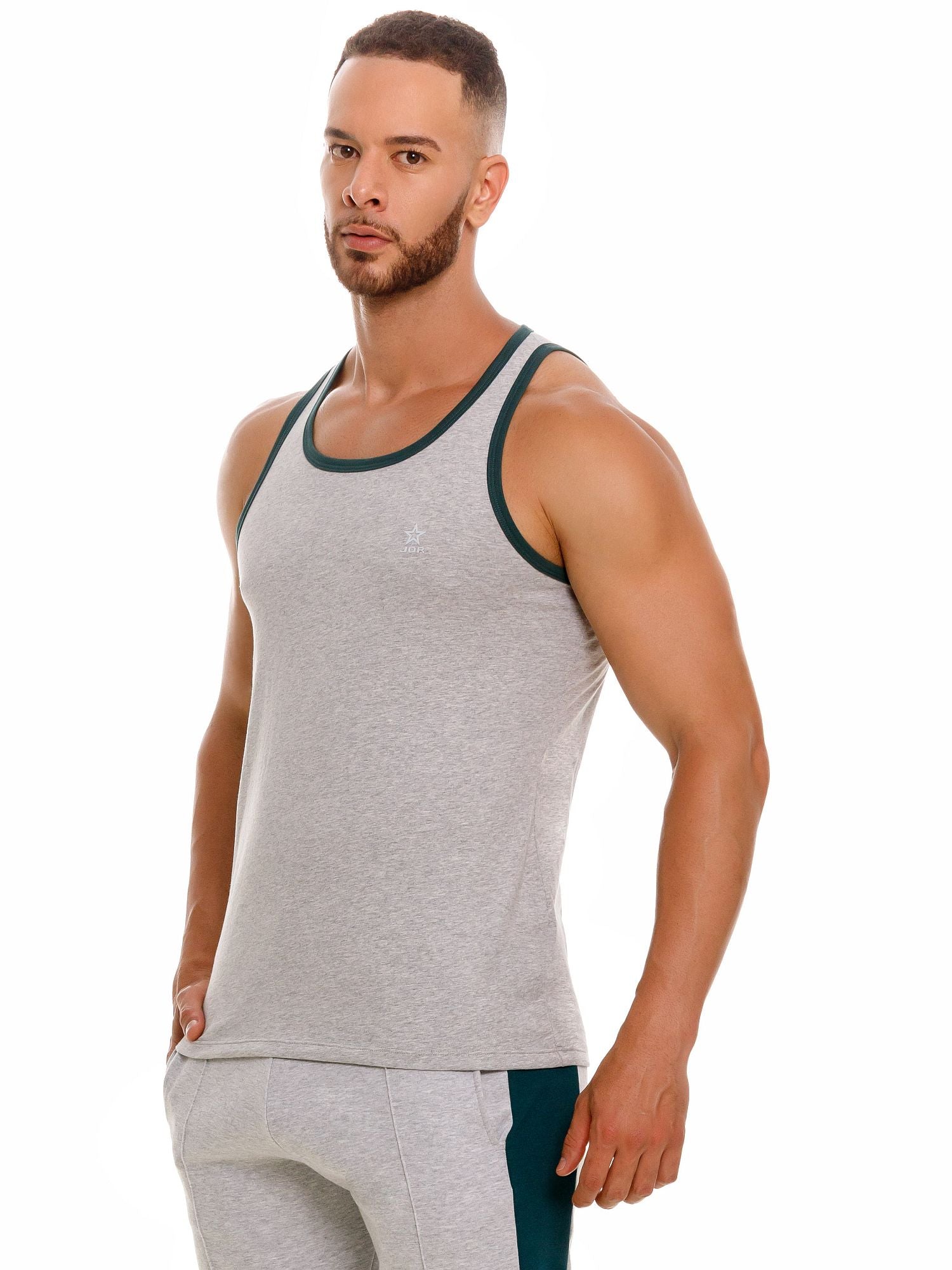 JOR 2138 VARSITY Tank Top Trainingsshirt Jor Kleidung & Accessoires:Herrenmode:Fitnessmode:Sporttops nudosz.myshopify.com