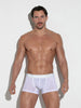 CODE 22 CORE Microfiber Boxer in white, showcasing a slim fit and comfortable design for everyday wear. CODE 22 CORE Microfiber Boxer - 2152 Boxershorts, Trunk Code 22 Kleidung & Accessoires:Herren:Herrenmode:Unterwäsche nudosz.myshopify.com