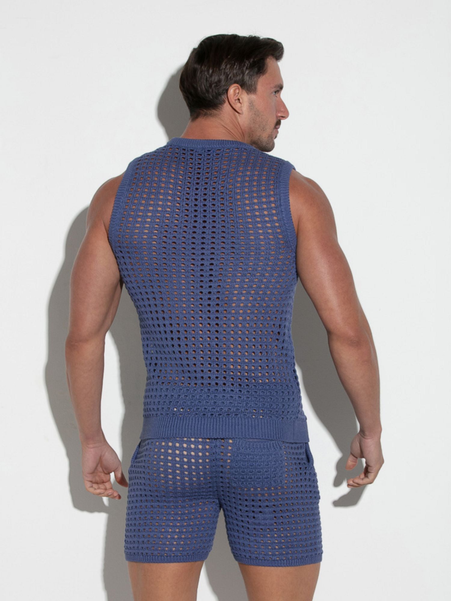 CODE 22 CROCKET KNIT TANKTOP 7008, ärmelloses Stricktop Code 22 Kleidung & Accessoires:Herren:Herrenmode:Shirts & Hemden:T-Shirts nudosz.myshopify.com