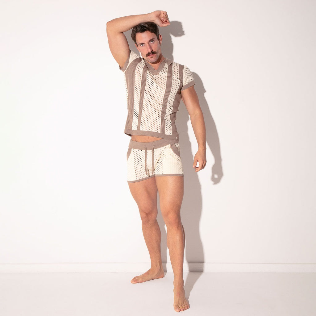 CODE 22 MOSAIC POLO - 7017 Poloshirt, Polohemd