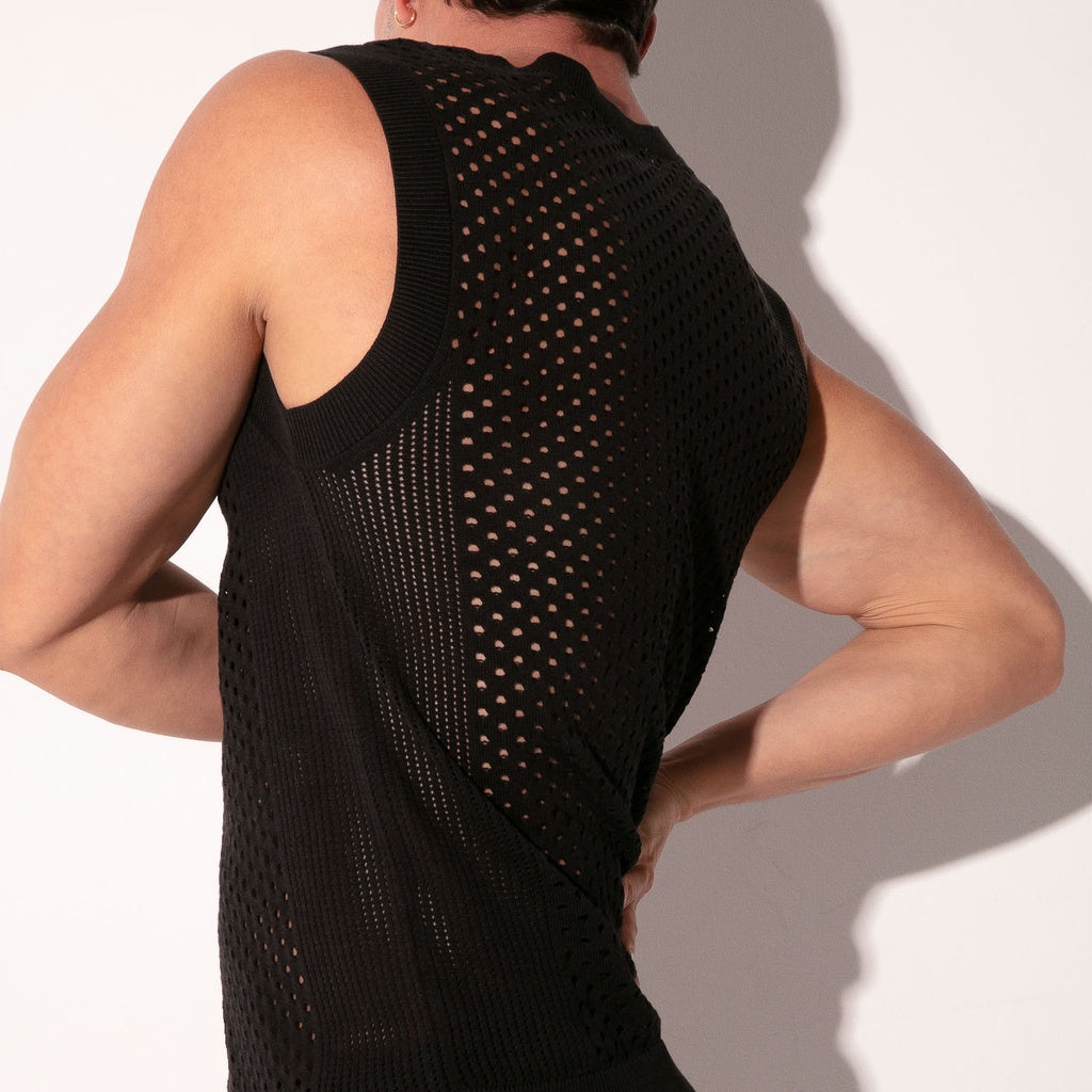 CODE 22 MOSAIC TANKTOP, ärmelloses Strickshirt 7018