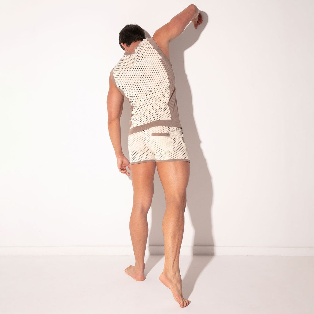 CODE 22 MOSAIC TANKTOP, ärmelloses Strickshirt 7018