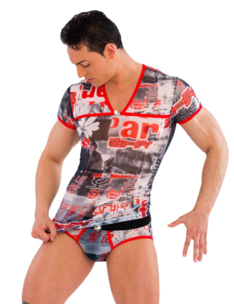 EROS VENEZIANI 7254 bedrucktes Shirt