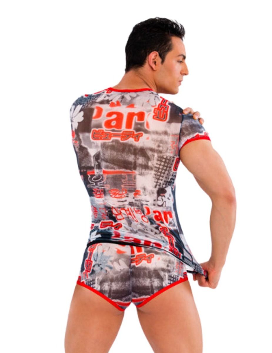 EROS VENEZIANI 7254 bedrucktes Shirt