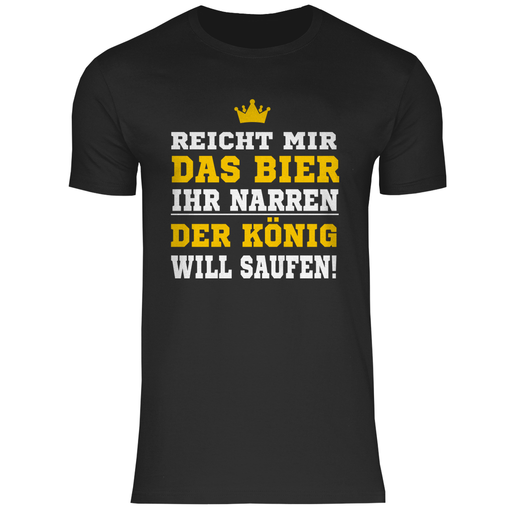 Herren T-Shirt Der König
