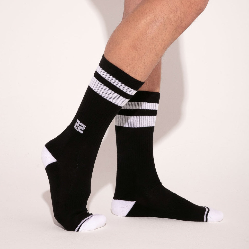 CODE 22 ICONIC Crew Sock 8019 - Herren Sport Socken, Stutzen