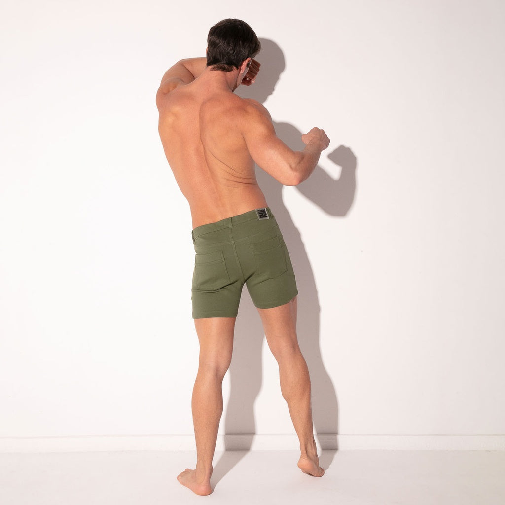 Code 22 - 5 POCKET STRETCH 9712S Chino Shorts Khaki - kurze Hose