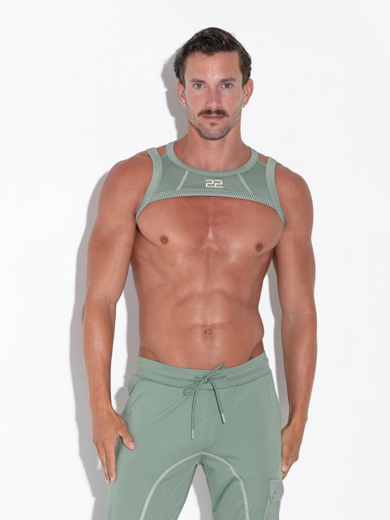 CODE 22  - REFLEX TOP 9742, Sport Baselayer Harness Code 22 Kleidung & Accessoires:Herren:Herrenmode:Fitnessmode:Sporttops nudosz.myshopify.com