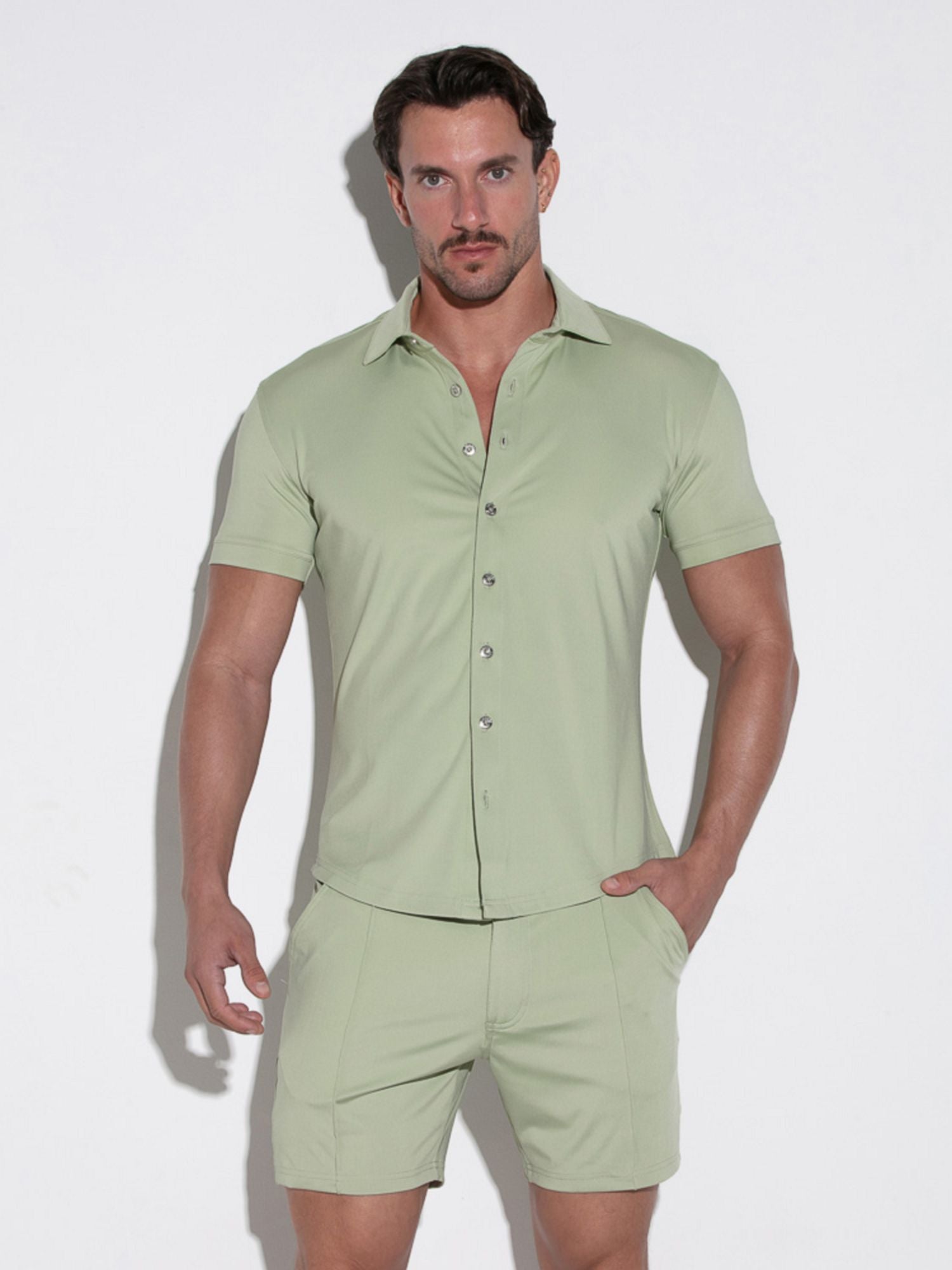 CODE 22 SILKY STRETCH SHIRT 9747, Freizeithemd Code 22 Kleidung & Accessoires:Herren:Herrenmode:Shirts & Hemden:Freizeithemden & Shirts nudosz.myshopify.com
