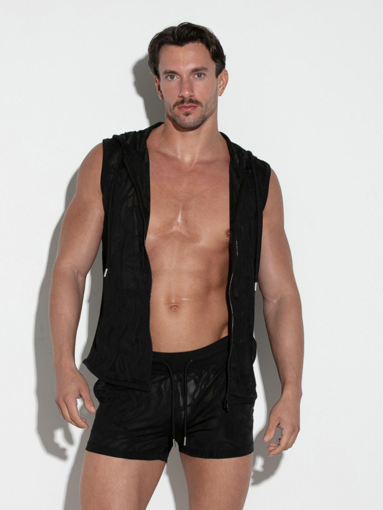 CODE 22 BRIGAGE SLEEVESS HOODY 9756, ärmelloses Kapuzenshirt Code 22 Kleidung & Accessoires:Herren:Herrenmode:Shirts & Hemden:T-Shirts nudosz.myshopify.com