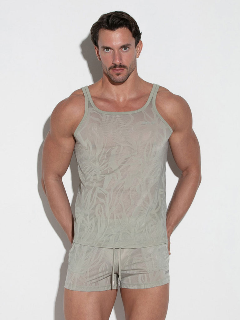 CODE 22 BRIGATE JAQUARD Tank Top 9757 Code 22 Kleidung & Accessoires:Herren:Herrenmode:Shirts & Hemden:T-Shirts nudosz.myshopify.com
