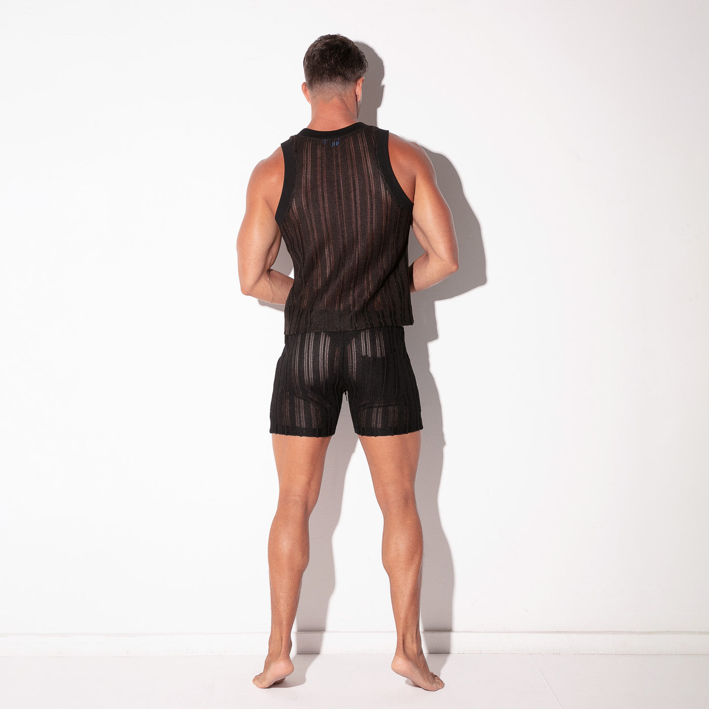 CODE 22 Openwork Jacquard  Tank Top - 9769