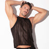 CODE 22 Openwork Jacquard  Tank Top - 9769