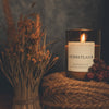 Herbstlaub Duftkerze – Handgefertigt aus Sojawachs & recyceltem Glas für gemütliche Herbstabende