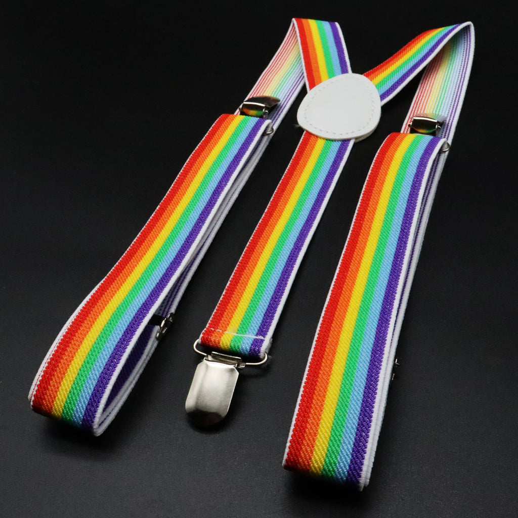 Gay Hosenträger (Regenbogen)