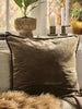 Dekokissen Velours chocolate 52x52cm