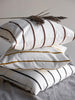 Dekokissen Karlstorp weiß/schwarz gestreift 50x50cm