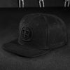 Snapback Cap - Black & Black