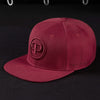 Snapback Cap - Burgundy & Burgundy