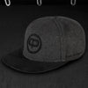 Snapback Cap - Stone & Black-Suede
