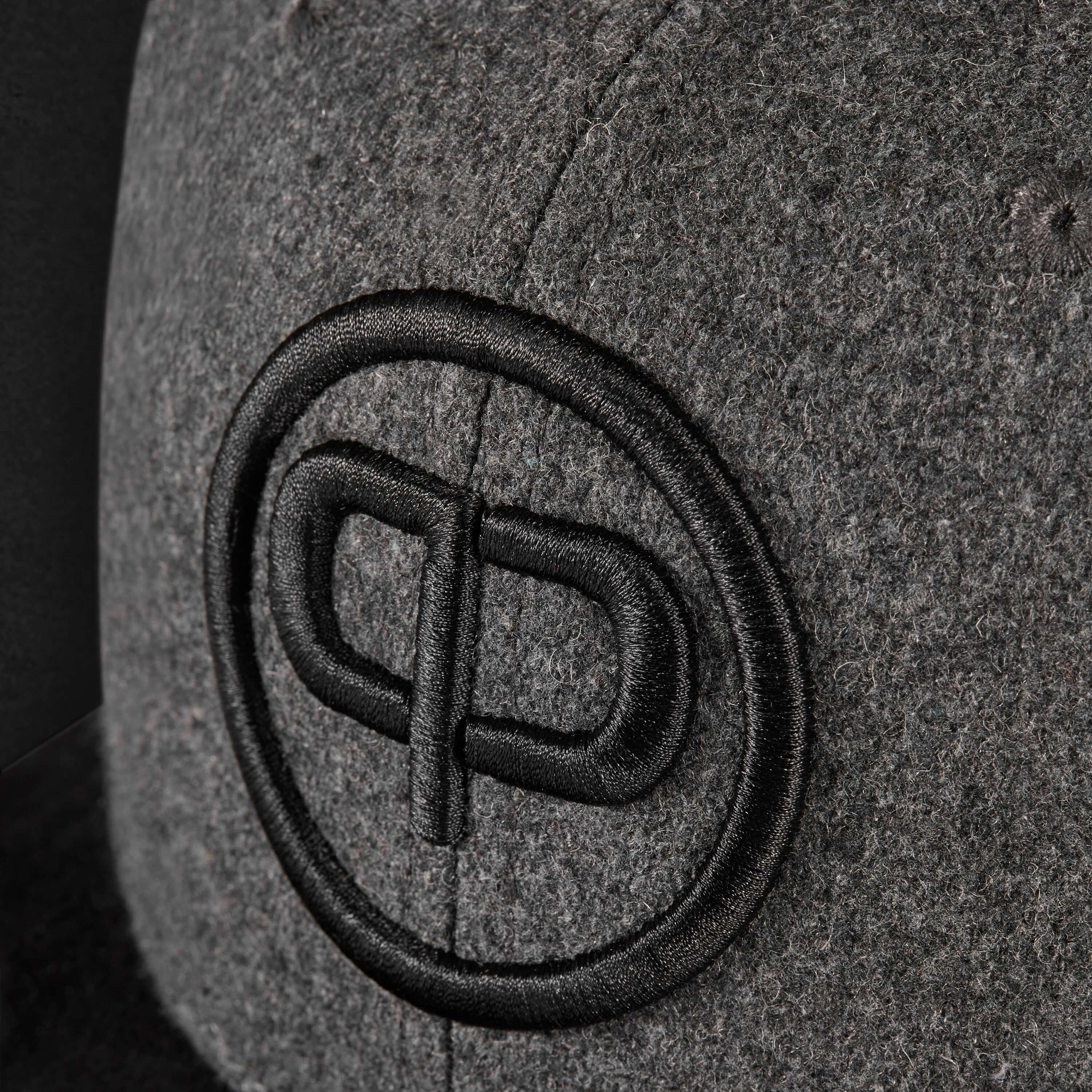 Snapback Cap - Stone & Black-Suede
