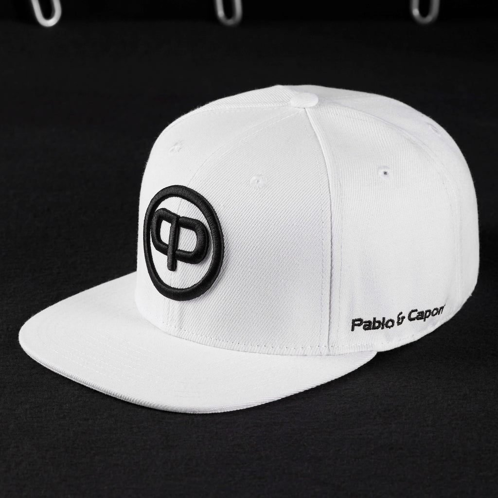 Snapback Cap - White & Black