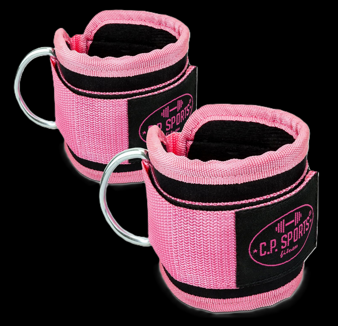 Premium Fußschlaufen- Blau / Pink - C.P. Sports - G4-3