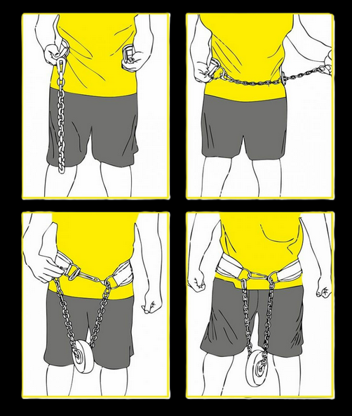 Dip-Gürtel Camouflage Grün - C.P. Sports - G5-1