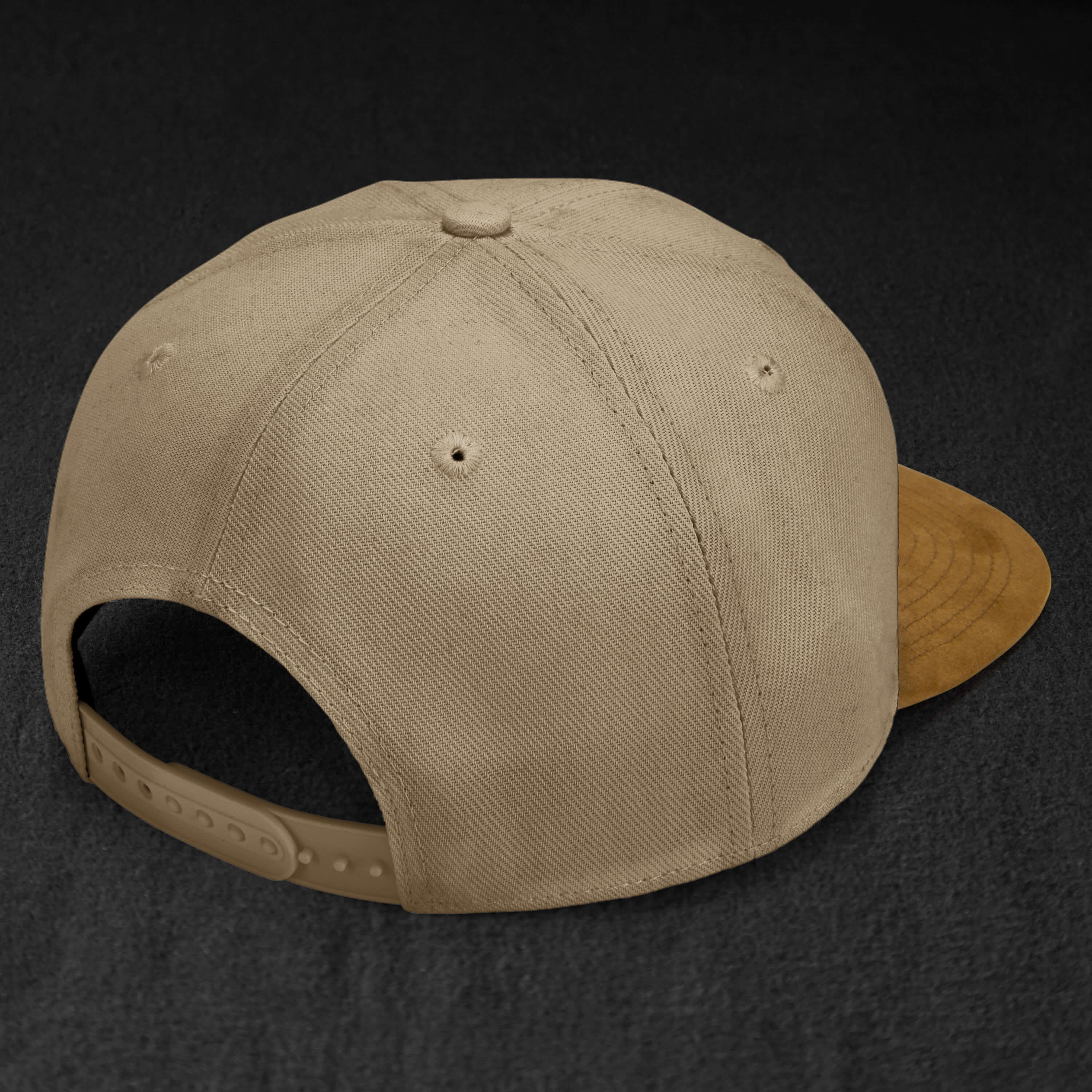Snapback Cap - All Sand & Suede
