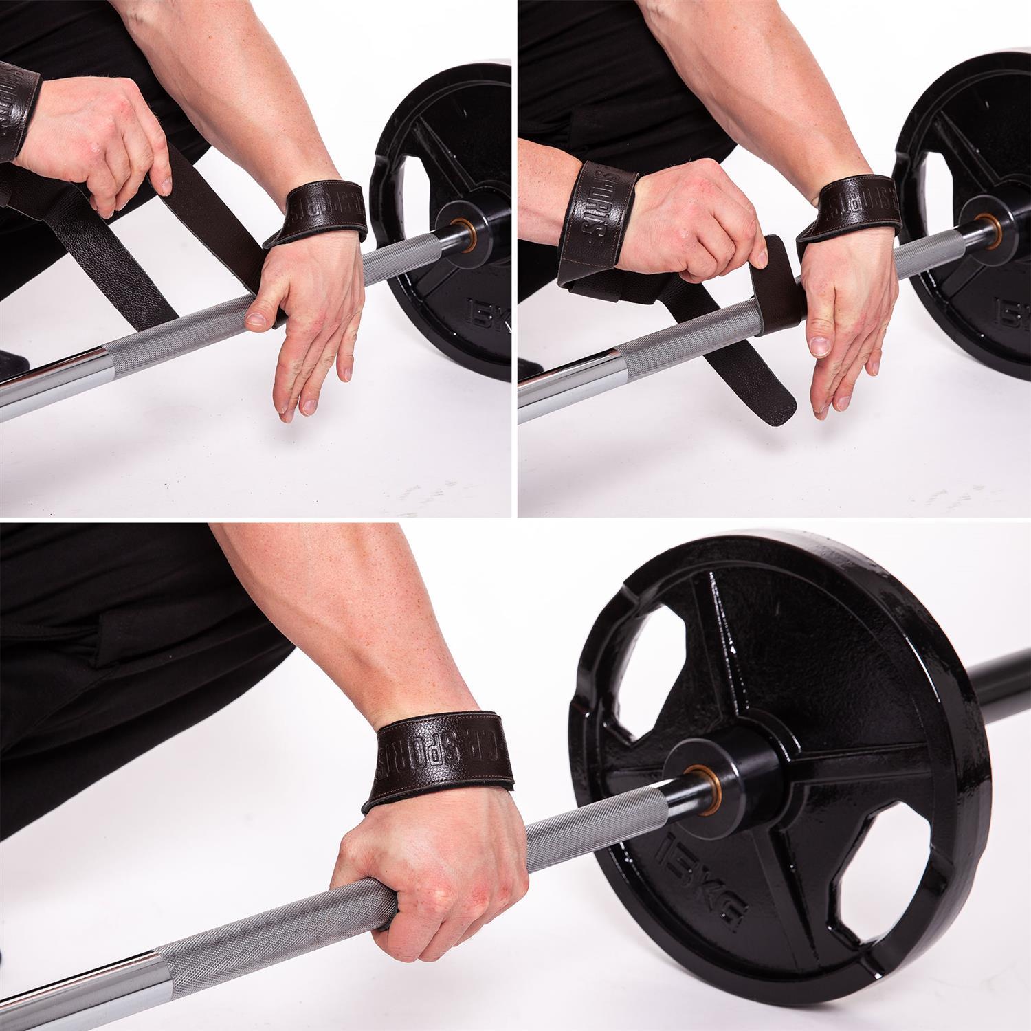 Zughilfen  Profi- Leder - Dunkel Braun - T12-5