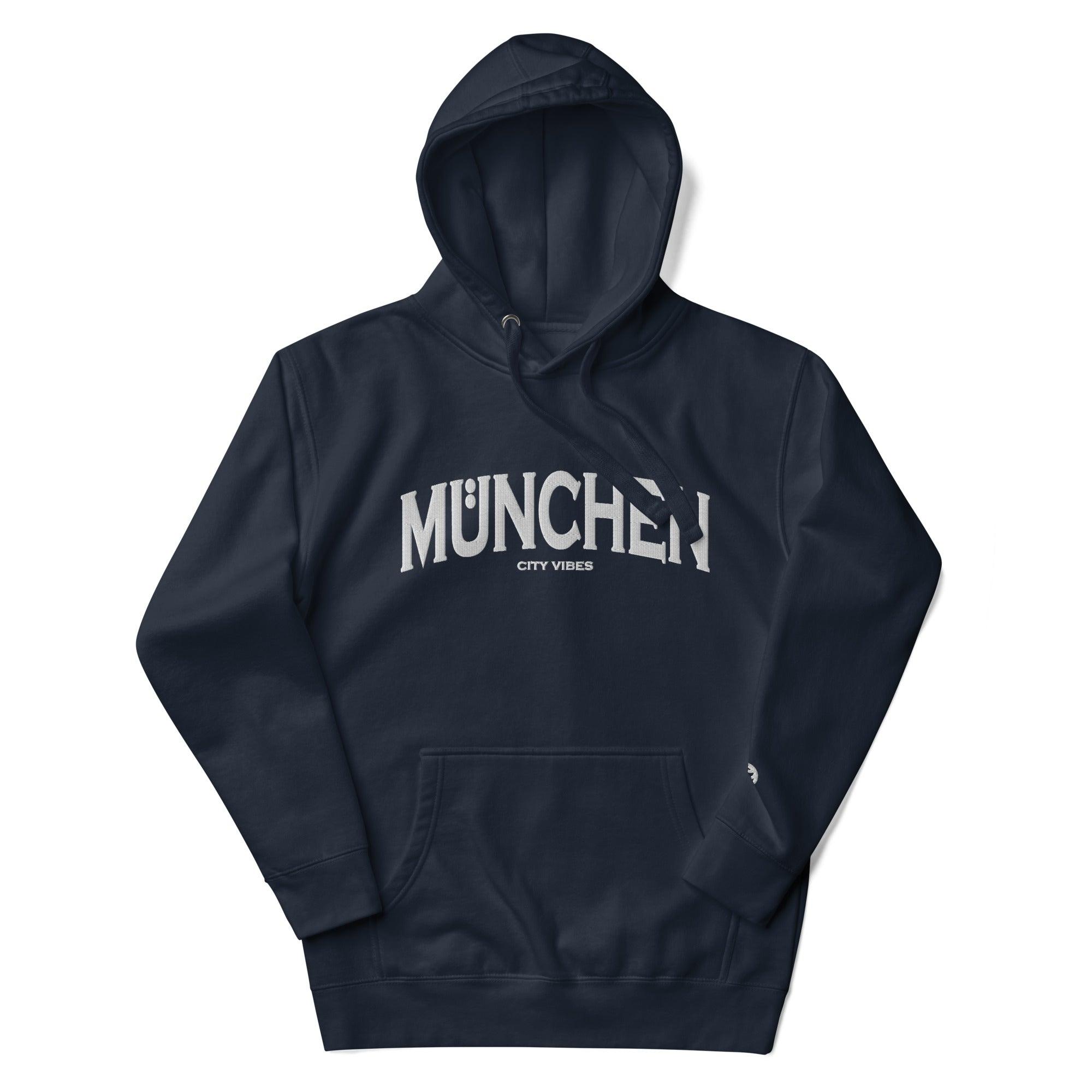 TOV Hoodie City | MÜNCHEN (Navy/Weiß) * Unisex