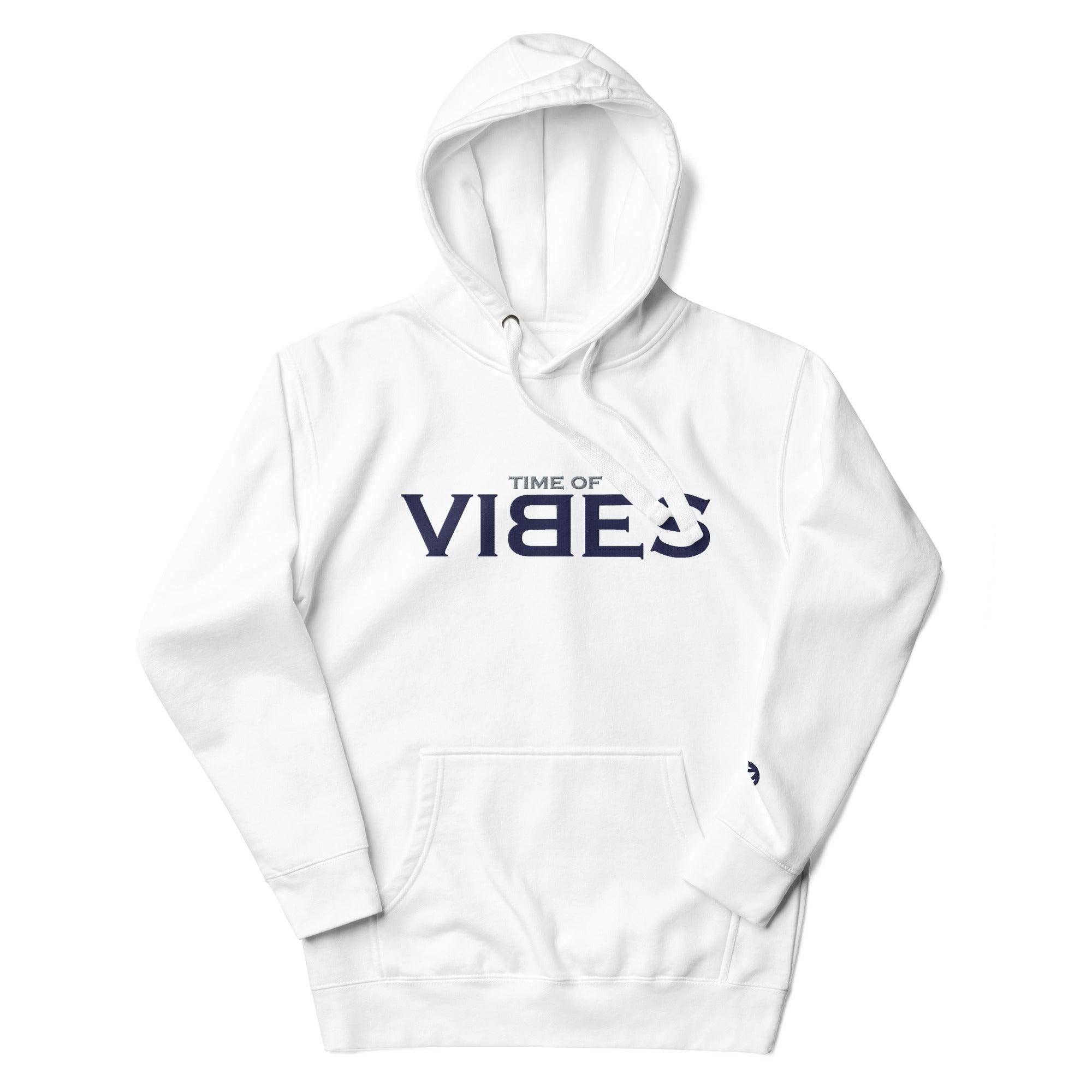 TOV Hoodie | VIBES (Weiß/Blau) * Unisex