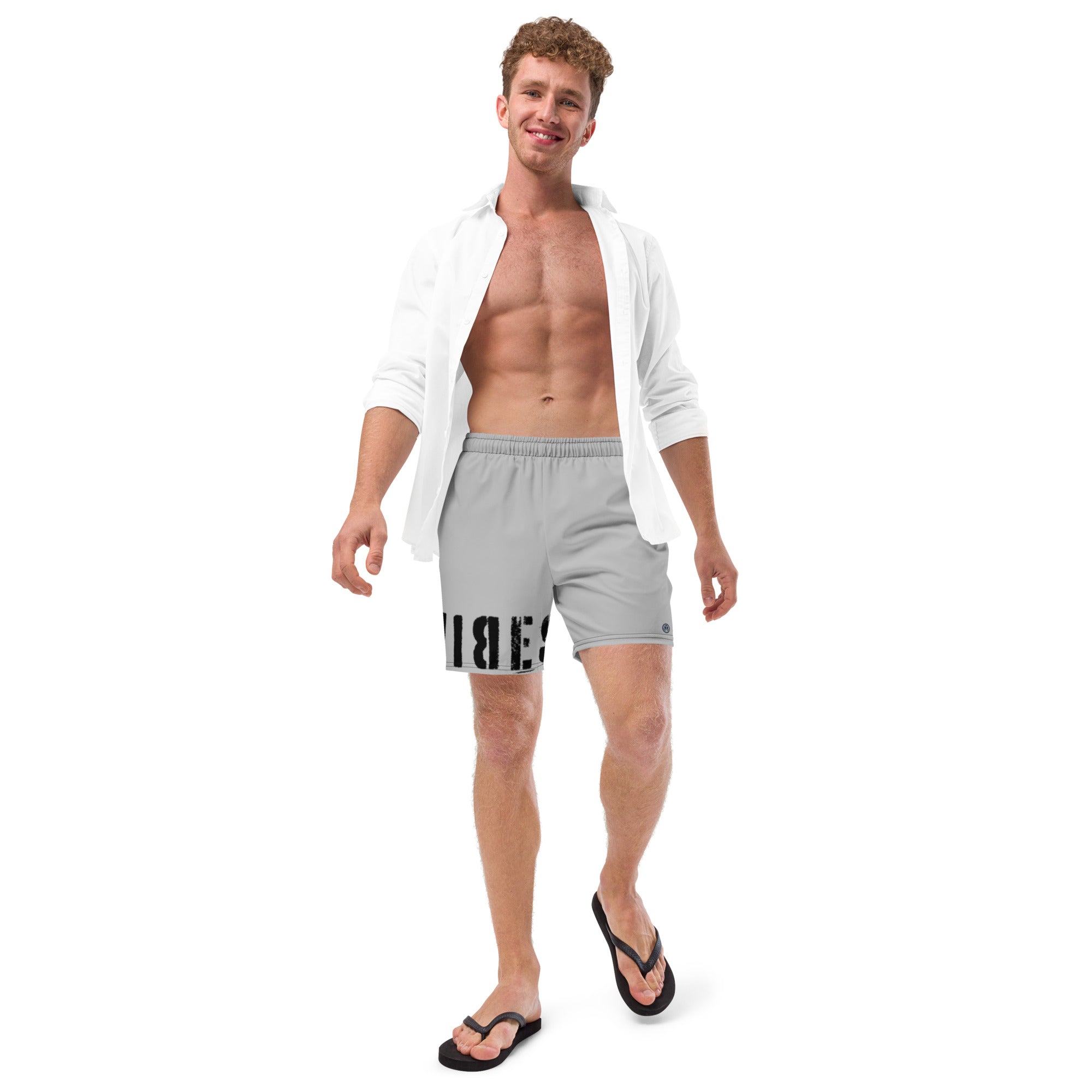 TOV Badeshorts VIBES II (Silbergrau)