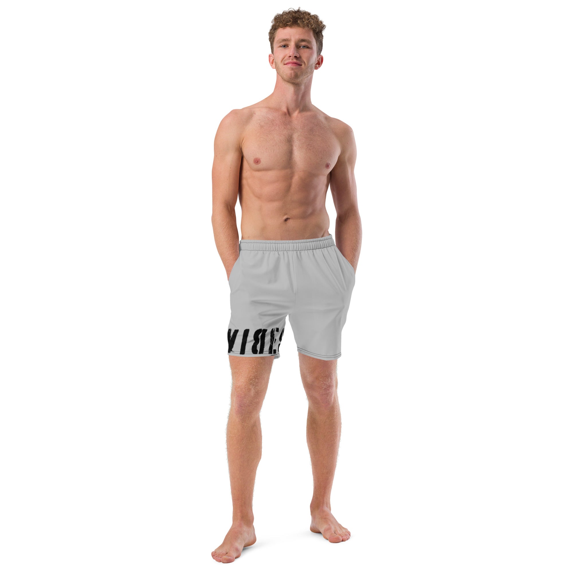 TOV Badeshorts VIBES II (Silbergrau)