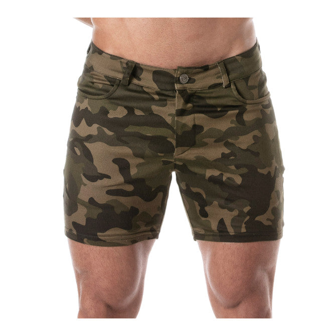 Army Mid-Thigh Shorts